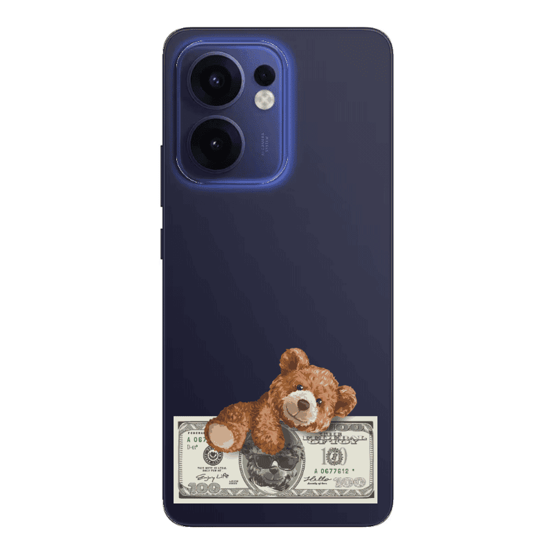Oppo Reno13 FS Money Style Transparent Silicone TPU Θήκη